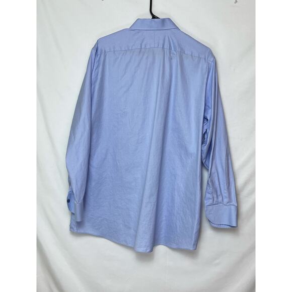 Proper Cloth Mens Size XL Blue Long Sleeve Button Up Collared Dress Shirt Office - Picture 2 of 7